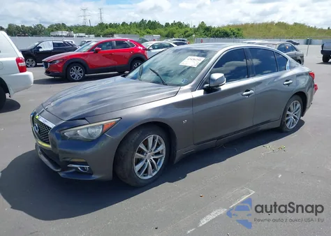 2015 Infiniti Q50 z USA, uszkodzony, nr VIN JN1BV7AR3FM391343